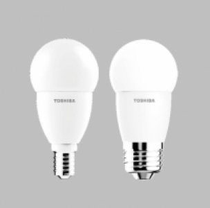 Pack 2 Bombillas Toshiba Mini Globo E27 Calida