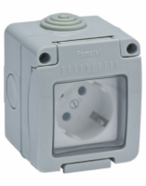 Base 19068 Ttl Estanco Ip55 16a-250v - Famatel - 19068
