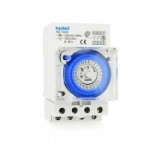 Programador Horario Anal&oacute;gico De Carril Con Reserva