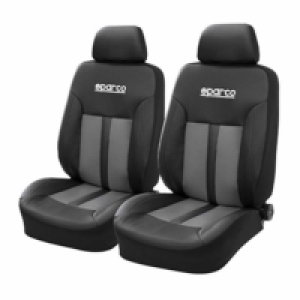 Juego De 2 Fundas Delanteras Universales Sparco Gris Y Negro