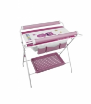 Bañera Cambiador Bebé Plastimyr Flexible Plastimons Rosa