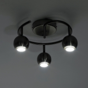 Homcom® Lámpara De Techo Focos Giratorios Luces Led Moderno