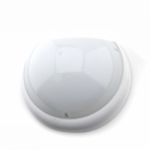 Plaf&oacute;n Media Luna Ip54 Antivand&aacute;lico Led 6400k Con Sensor Bl