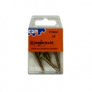 Tirafondo C/plan Pozi Bic C/5 - Profer Top - 48562-pt0533 -