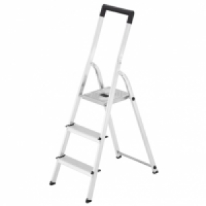 Hailo Escalera L40 3 Peldaños 125 Cm Aluminio 8140-307