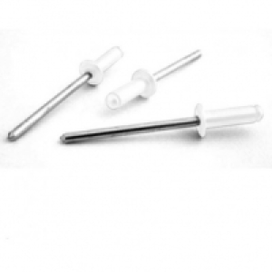 Remache Al Standar C/a 500 Uds - Bralo - Blanco - 4x10 Mm
