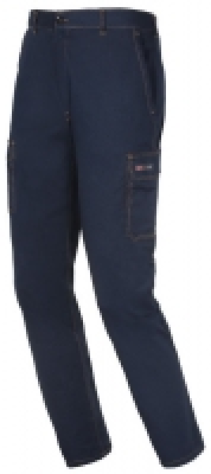 Carrefour  Pantalon Algodon Stretch Azul S