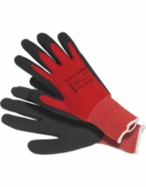 Guante Nylon Samurai Grip 803 T-08 R/ngr - Eskubi - 803 T-08