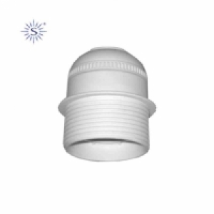 Portalamparas Semi-roscado Blanco E-27