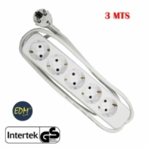 Carrefour  Base Multiple 5 Tomas T/tl 3m 3x1,5mm