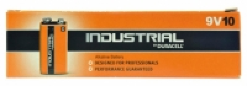 Pack 10 Pilas Duracell Industrial 9v Alcalinas
