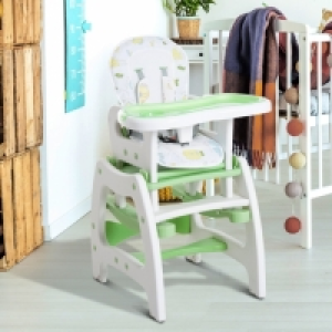 Homcom Trona Para Bebé 3 En 1 Convertible En Silla Mercedora