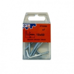 Escarpias Rosca Zn C/7 Pzs - Profer Top - 48314-pt0285 - 19x