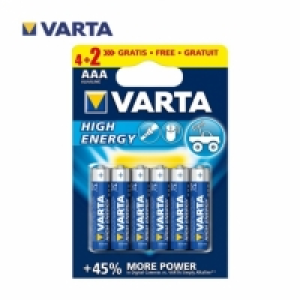 Pila Alkalina Lr-3 Varta Blister 4+2