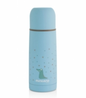 Termo Bebé Miniland Silky Thermos Blue 350ml Líquidos 24h