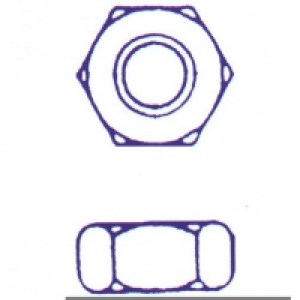 Tuerca Exag 934 Clase 8 Zn. - Azkoin - C/20 - M 27