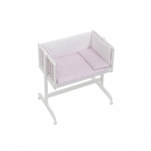 Minicuna de Madera Colecho con Coordinado Textil Pispas