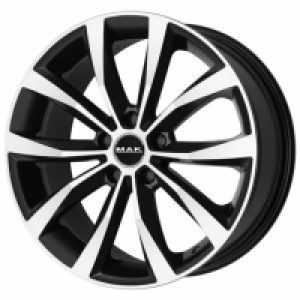 Llantas Wolf Black Mirror Mak 8.00x18 5x108 Et45 Buje 72.0