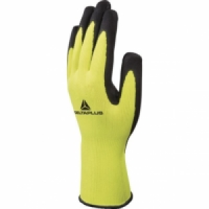 Guante Poliester Latex Amarillo Fluorescente T.07 - Apollon