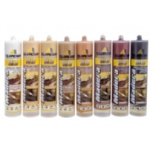 Masilla Madera Gris Claro 300 Ml - Quiadsa - Cm 10