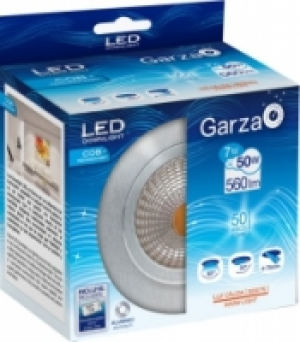 Garza Led Empotrable Cob 7w 60o 560lm 30k Aluminio