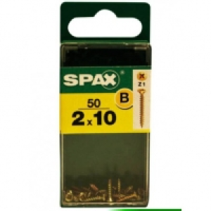 Tirafondo Bicromatado Cp - Spax S - Bl.45 Ud - 2,5x10 Mm