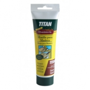 Masilla Madera Al Agua Sapelli - Titan - 14e520818 - 125 Ml
