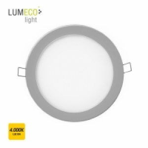 Downlight Led Empotrable 20w Luz Dia 4.000k 1500 Lumens Crom
