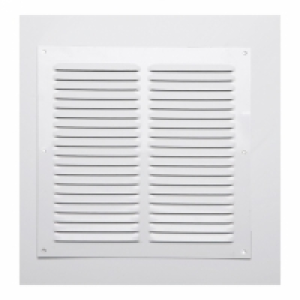 Rejilla S/borde Alum 0.6 Blanco Lacado 20x20