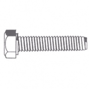 Tornillo C/exag Din933 8.8 Zn - Fontana - C/25 - M16x80