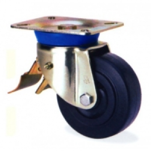 Rueda Goma Centro Nylon (c) - Alex - Tv(2-1606) - 80 Mm