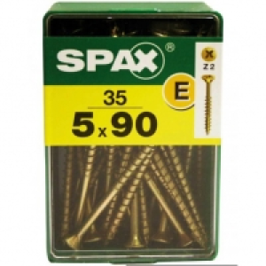 Tirafondo Bicromatado Cp - Spax L - Pq.85 Ud - 4x45 Mm