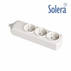 Base Bipolar De 3 Tomas, Con T/t Lateral 16a 250v. Material