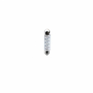 1 Unidad L024r - Lámpara Led L024 - C5w 41mm 8led 3mm, Roja