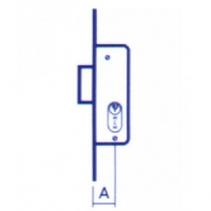Cerradura Embutir P/ Metalica - Mcm - 1549-21