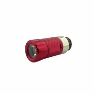 Mini Linterna Led Recargable De Coche Rojo
