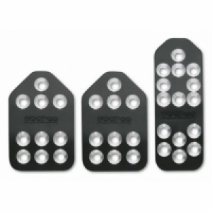 Carrefour  037879bc01 Pedales Sparco Piuma Negro 3pcs Normal