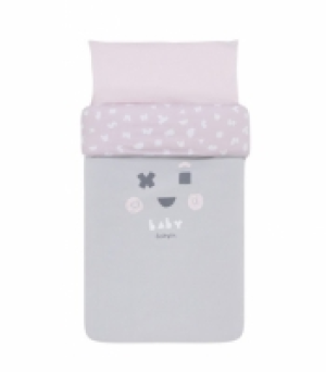 Funda Nórdica Cuna 60x120 Baby Clic Letras Rosa