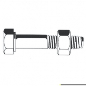 Tornillo C/exag Din931 8.8 Zn - Fontana - C/50 - M12x100