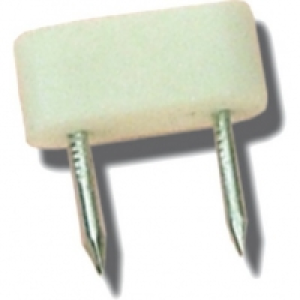 Tope 2 Puntas Blanco B 8 Pz - Profer Top - Pt0631