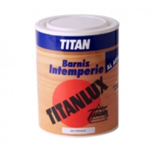 Barniz Intemperie Agua Brillo - Titan - 04g000101 - 1 L