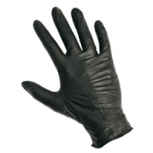 Guante Nitrilo Desechable 100u M - Juba - 560nr Negro