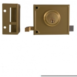 Cerradura Sopreponer Dcha - Jis - 12-12 Dorado - 120
