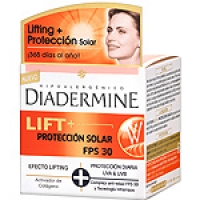Hipercor  DIADERMINE crema antiarrugas Lift+ protección solar FPS-30 c