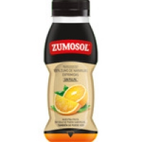 Hipercor  ZUMOSOL 100% zumo de naranjas exprimidas sin pulpa botella 2