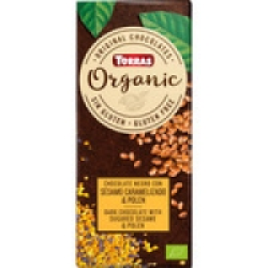 TORRAS Organic chocolate negro ecológico con sésamo carameli 2.29 €