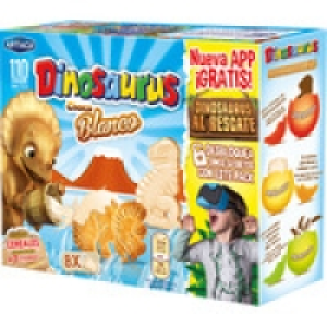 DINOSAURUS galletas con chocolate blanco estuche 360 g