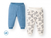 Lidl  Lupilu® Pantalones de terciopelo para bebé niño pack 2