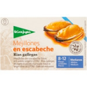 EL CORTE INGLES mejillones en escabeche de las rías gallegas 2.65 €