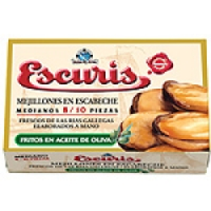 ESCURIS mejillones en escabeche de las rías gallegas fritos  4.95 €